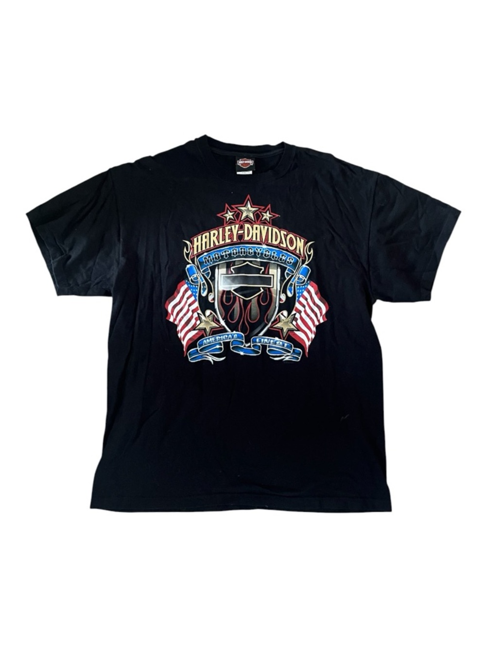 HARLEY-DAVIDSON XL Black Short Sleeve Tee Lake George,NY McDermott’s 2012